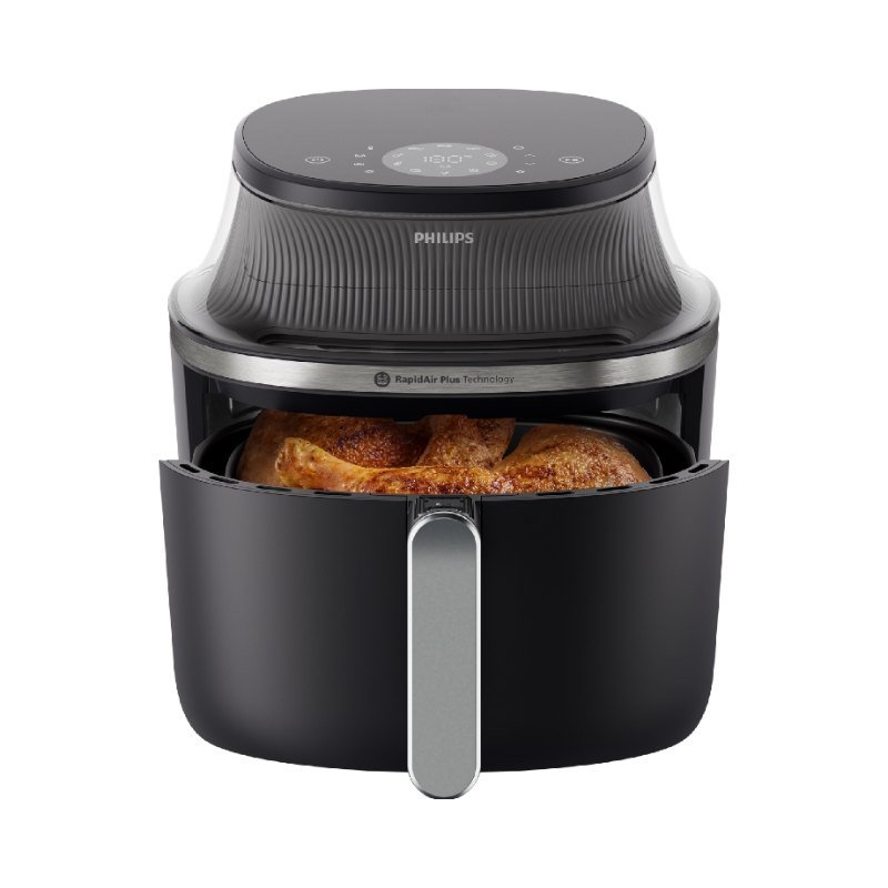 หม้อทอดไร้น้ำมัน Philips NA331/00 ความจุ 6.2 ลิตร สีดำ