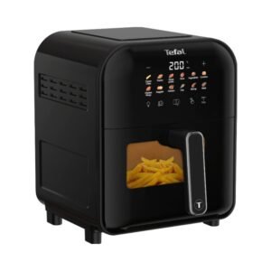 หม้อทอดไร้น้ำมัน Tefal Easy Fry Infrared 6 ลิตร รุ่น EY821868 สีดำ มีหน้าต่างกระจก